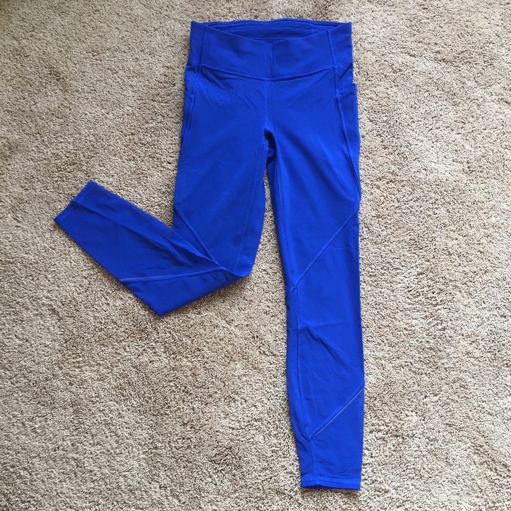 Lululemon mesh leggings with pockets size 4